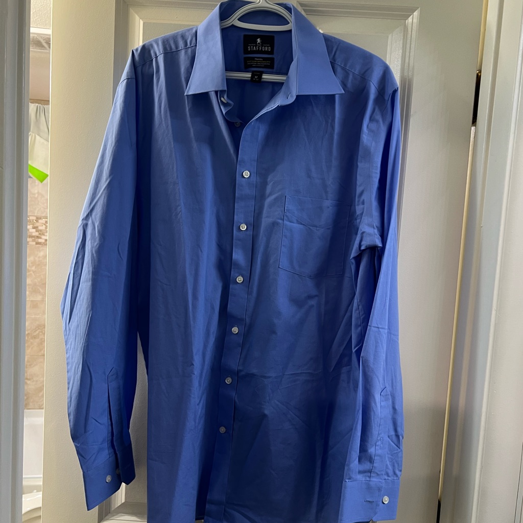 Blue Tailored Button Down
